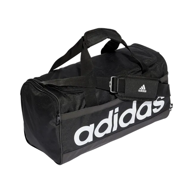 ADIDAS ESSENTIALS BLACK DUFFEL BAG (SMALL)