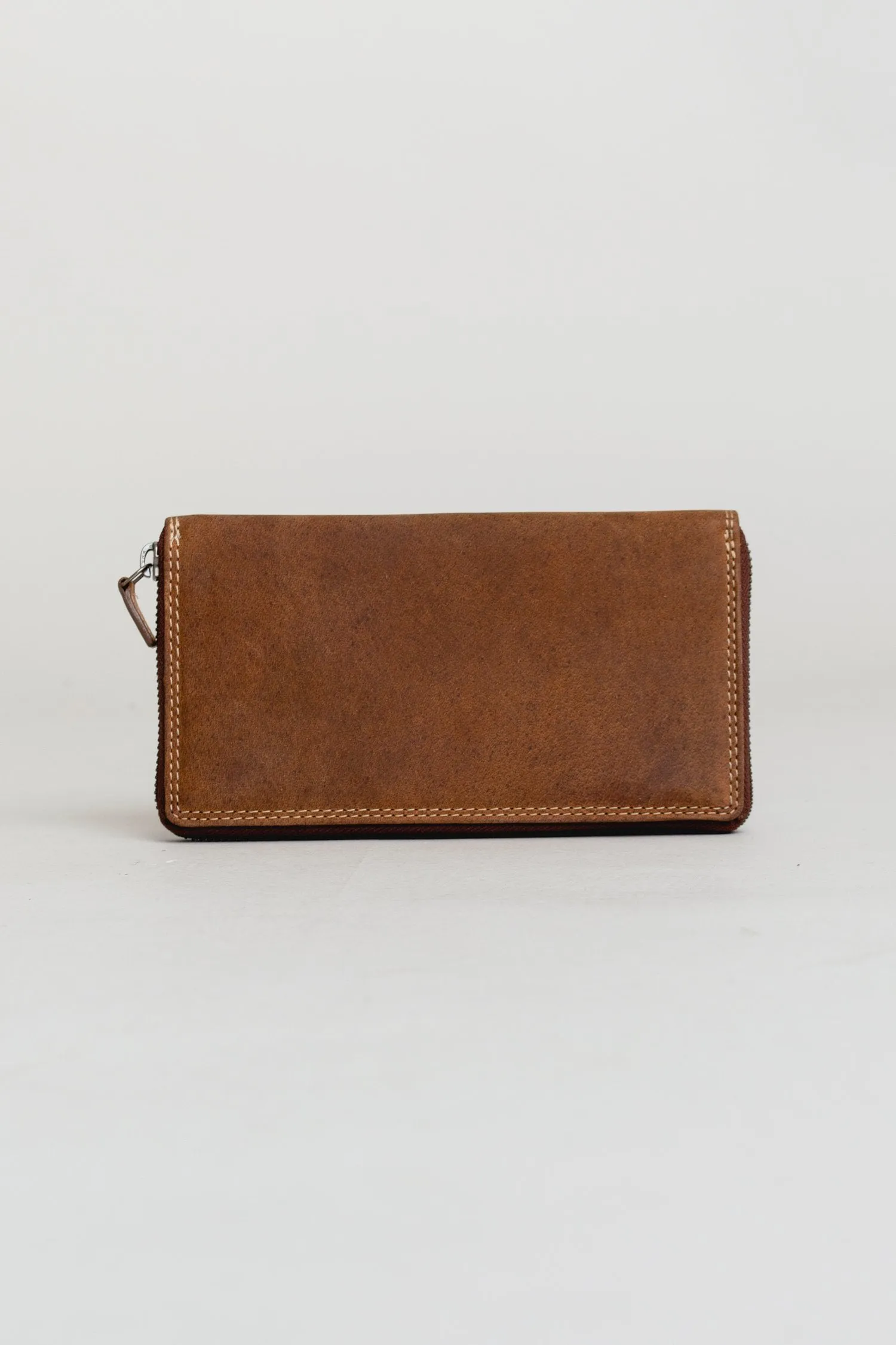 Adrian Klis 290 Single Zip Wallet, Buffalo Leather