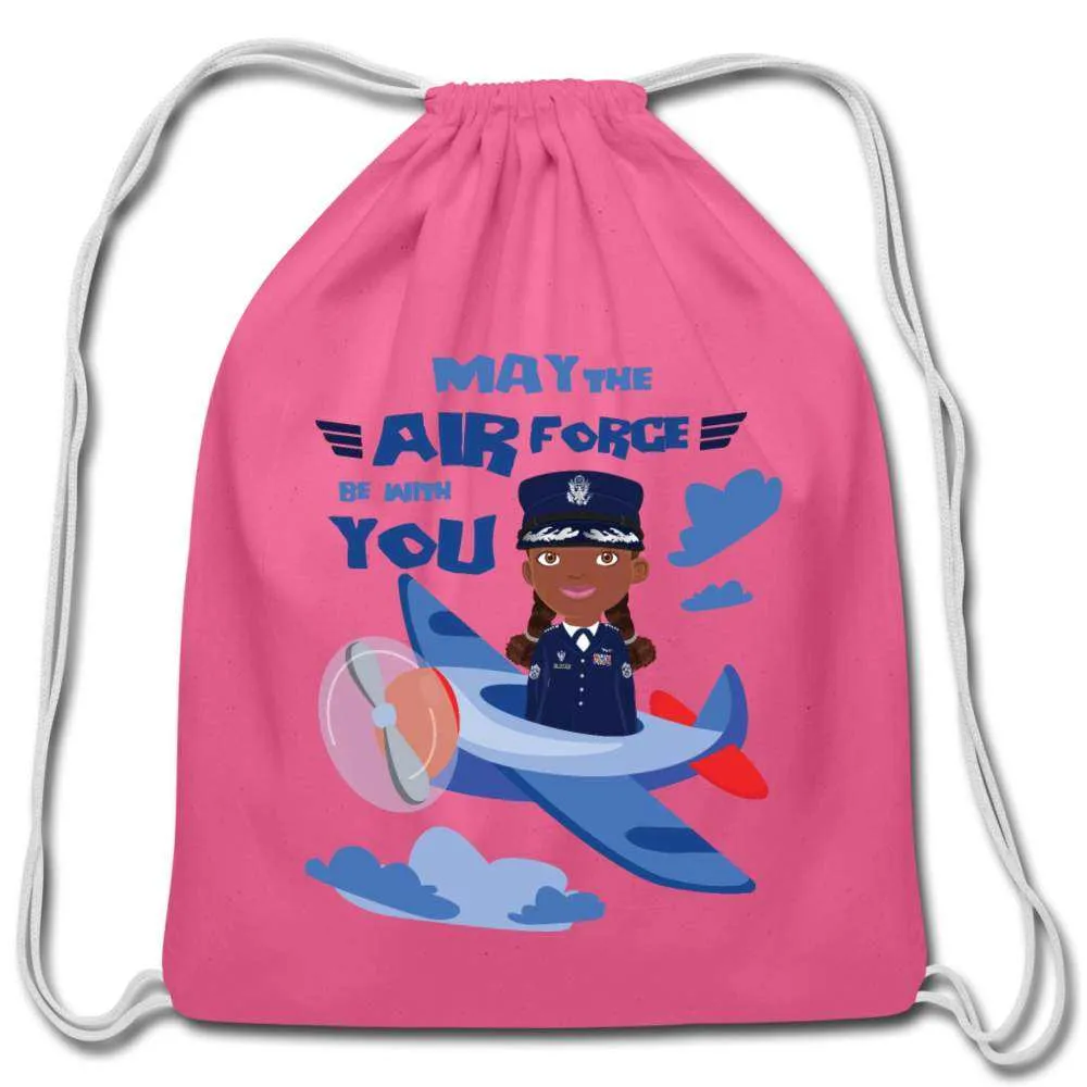 Air force Cotton Drawstring Bag