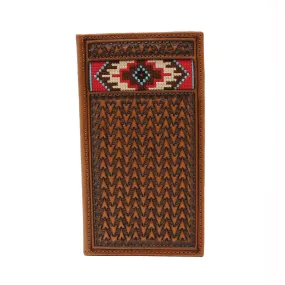 Ariat Rodeo Multi Embroidered  Tan Wallet