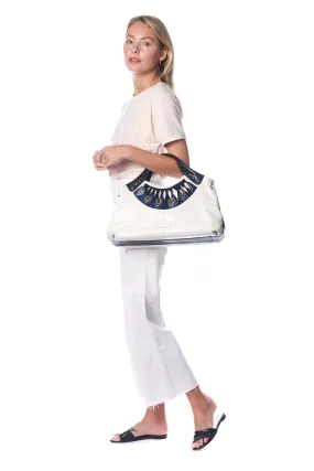 Bellorita Feather White Tote