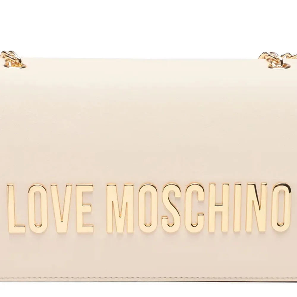 Borsa Donna a Spalla e a Tracolla LOVE MOSCHINO linea Bold Bag color Avorio