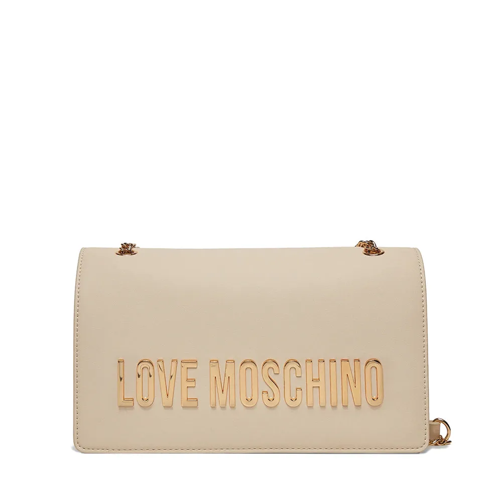 Borsa Donna a Spalla e a Tracolla LOVE MOSCHINO linea Bold Bag color Avorio