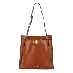 Borsa Donna Hobo THE BRIDGE linea Barbara in Pelle Marrone