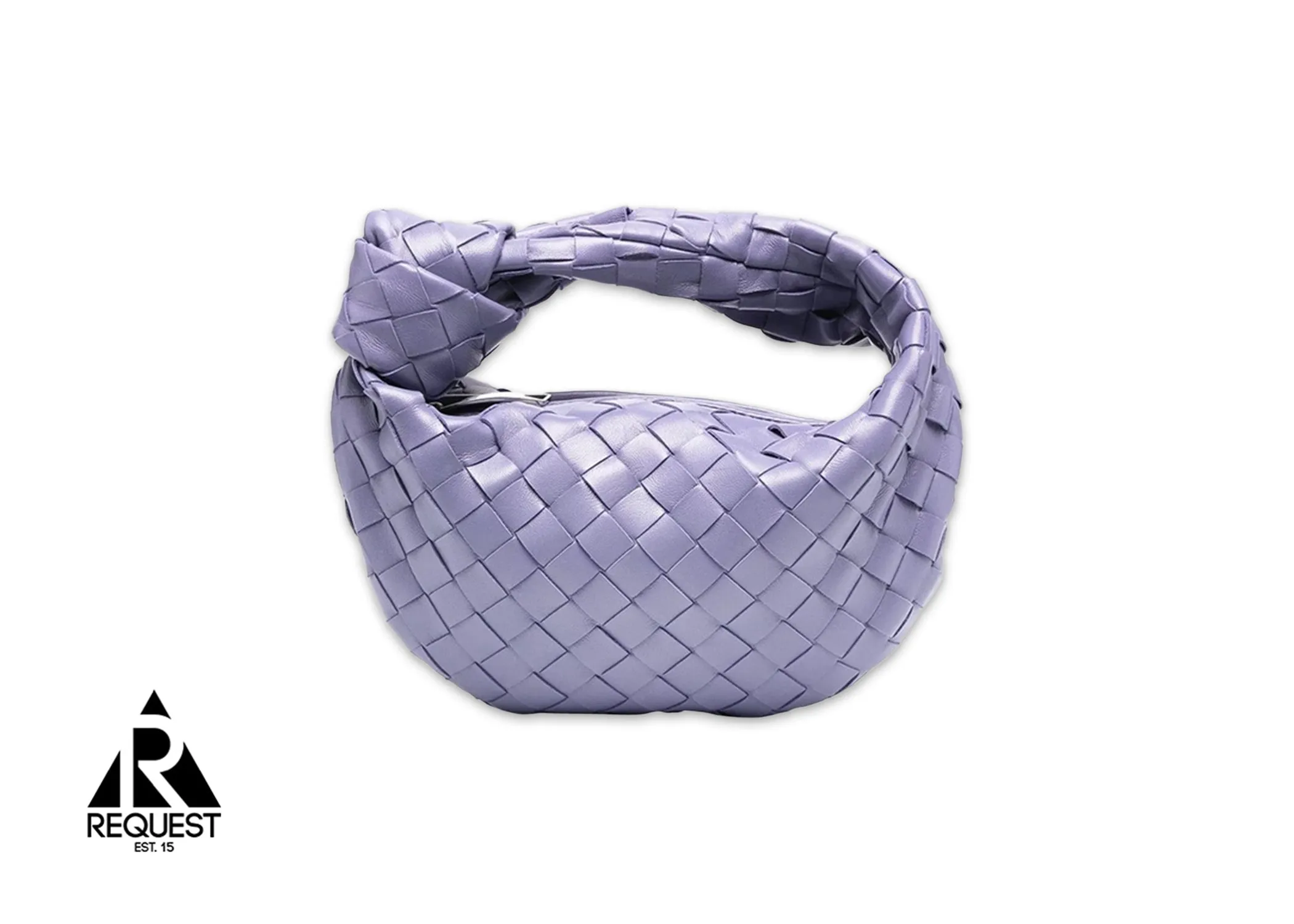 Bottega Veneta Mini Jodie Leather Bag Lavender