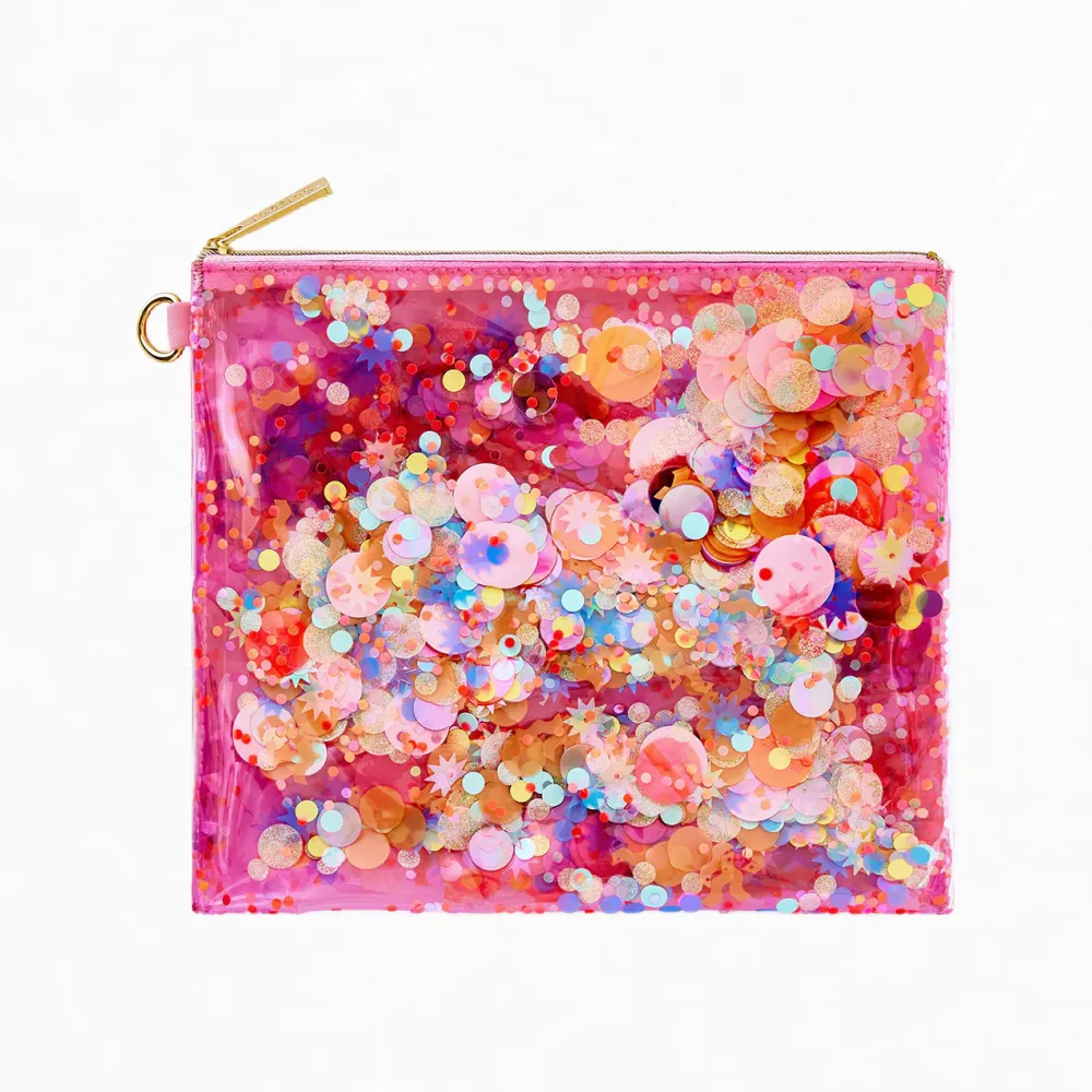 Bring on the Fun Confetti Everything Pouch