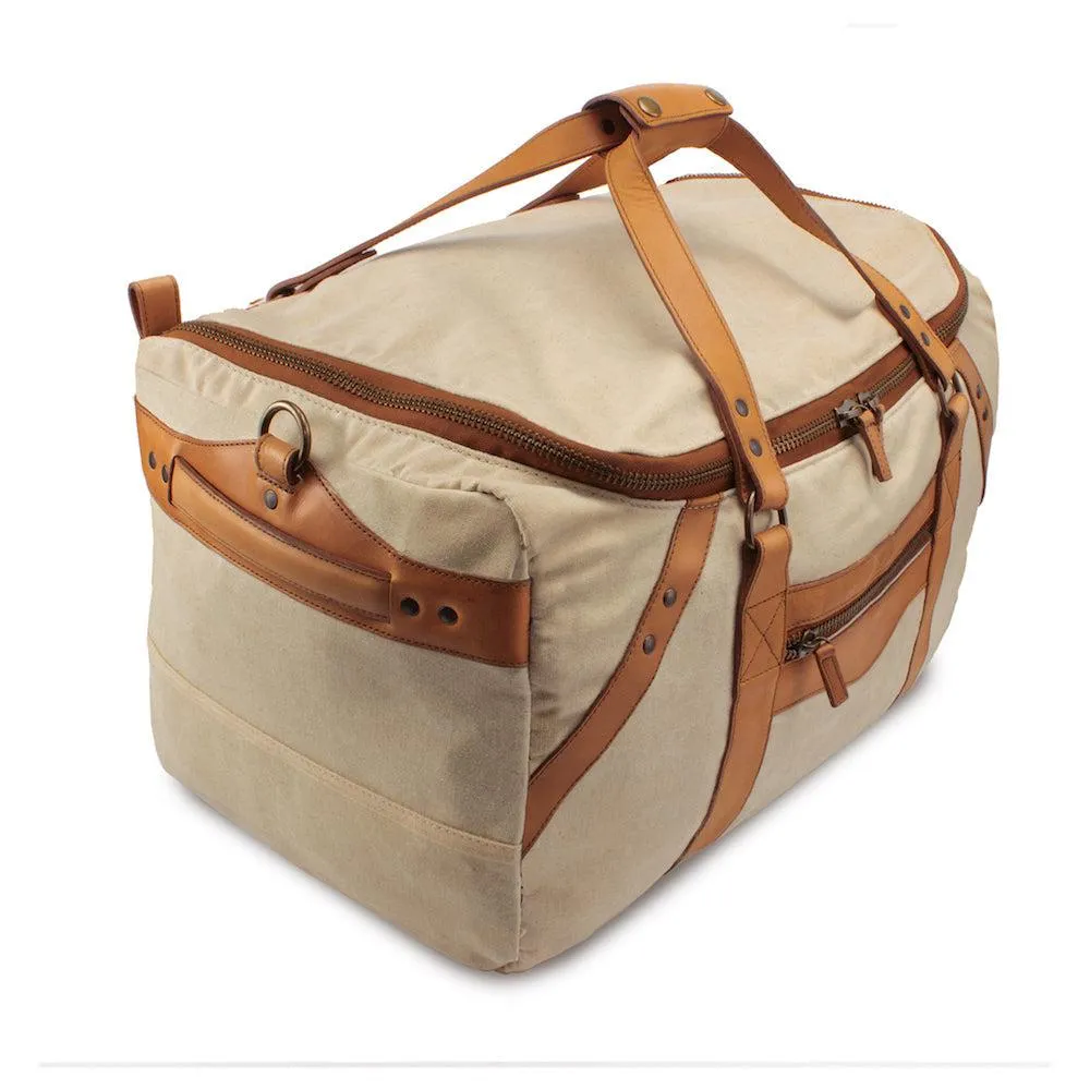 Campaign Waxed Canvas Medium Duffle Bag