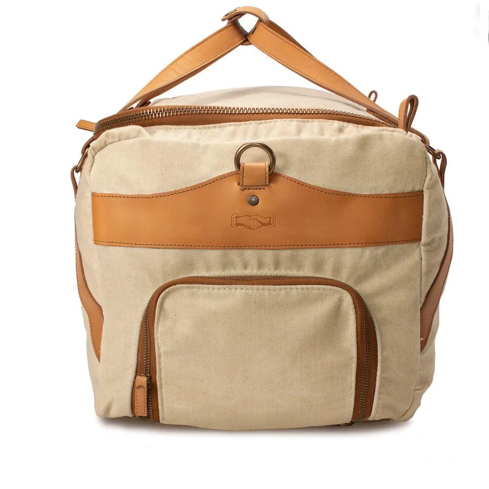 Campaign Waxed Canvas Medium Duffle Bag