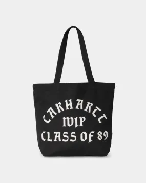 Canvas Graphic Tote | Black / Tonic Class of 89 Print