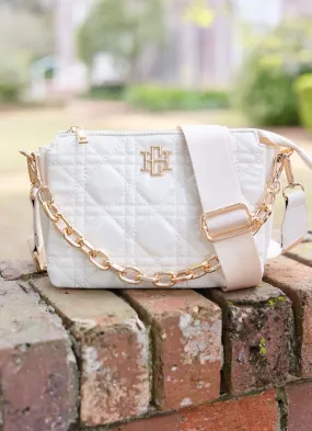 Caroline Hill Jace Crossbody Handbag in Ivory