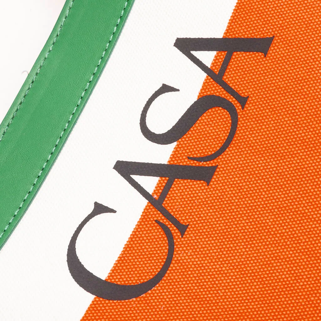 Casa Tote - Green/Orange