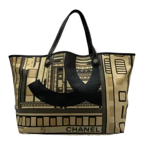 #CHANEL/Tote Bag/PVC/All Over Print