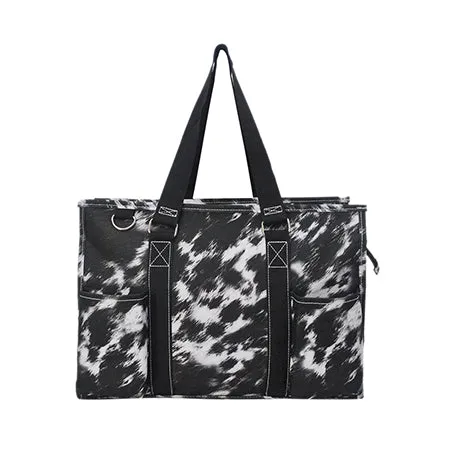 Cow Couture NGIL Zippered Caddy Organizer Tote Bag