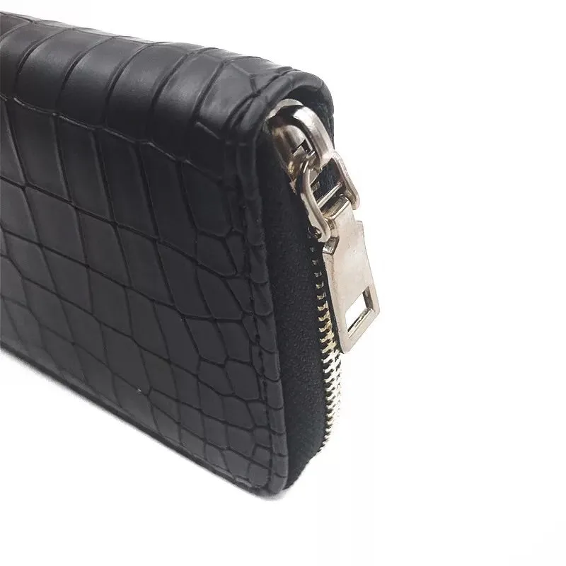 Croc Rock Black Wallet