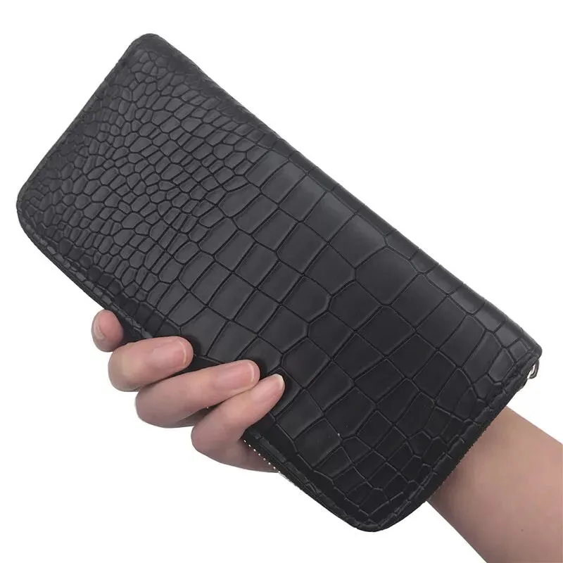 Croc Rock Black Wallet