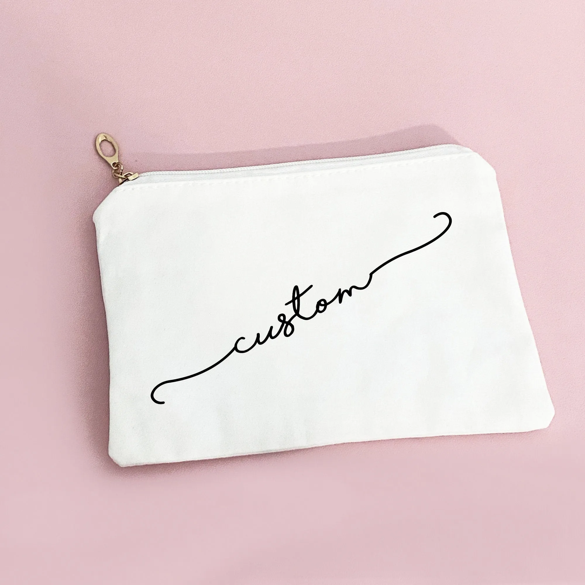 Custom Name Makeup Bag