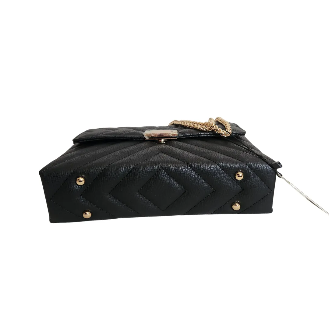 DUNE Black Synthetic Recycled Material Dorchester Small Quilted Shoulder Bag | Brand New |