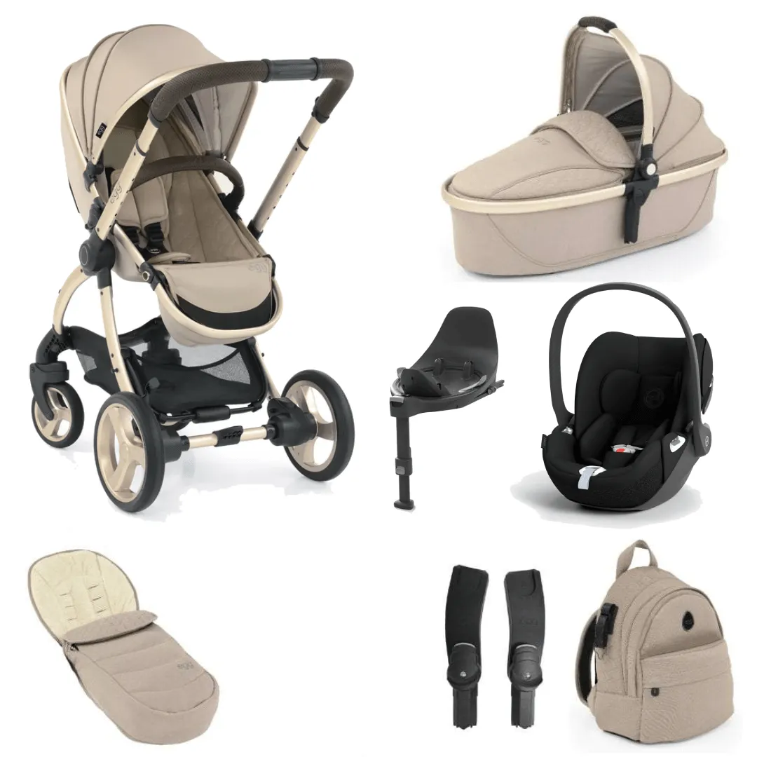 Egg 2 Luxury Cybex Cloud T i-Size Bundle - Feather