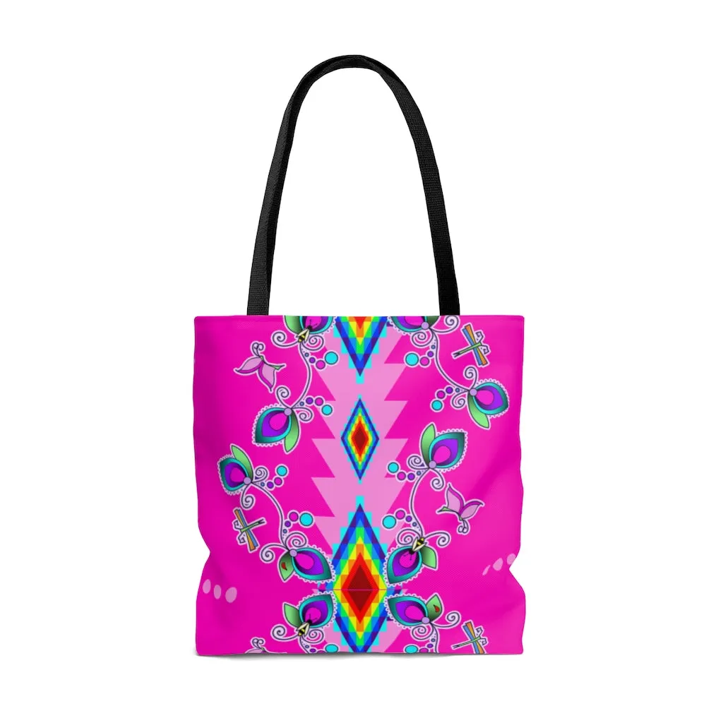 Floral Pink Tote