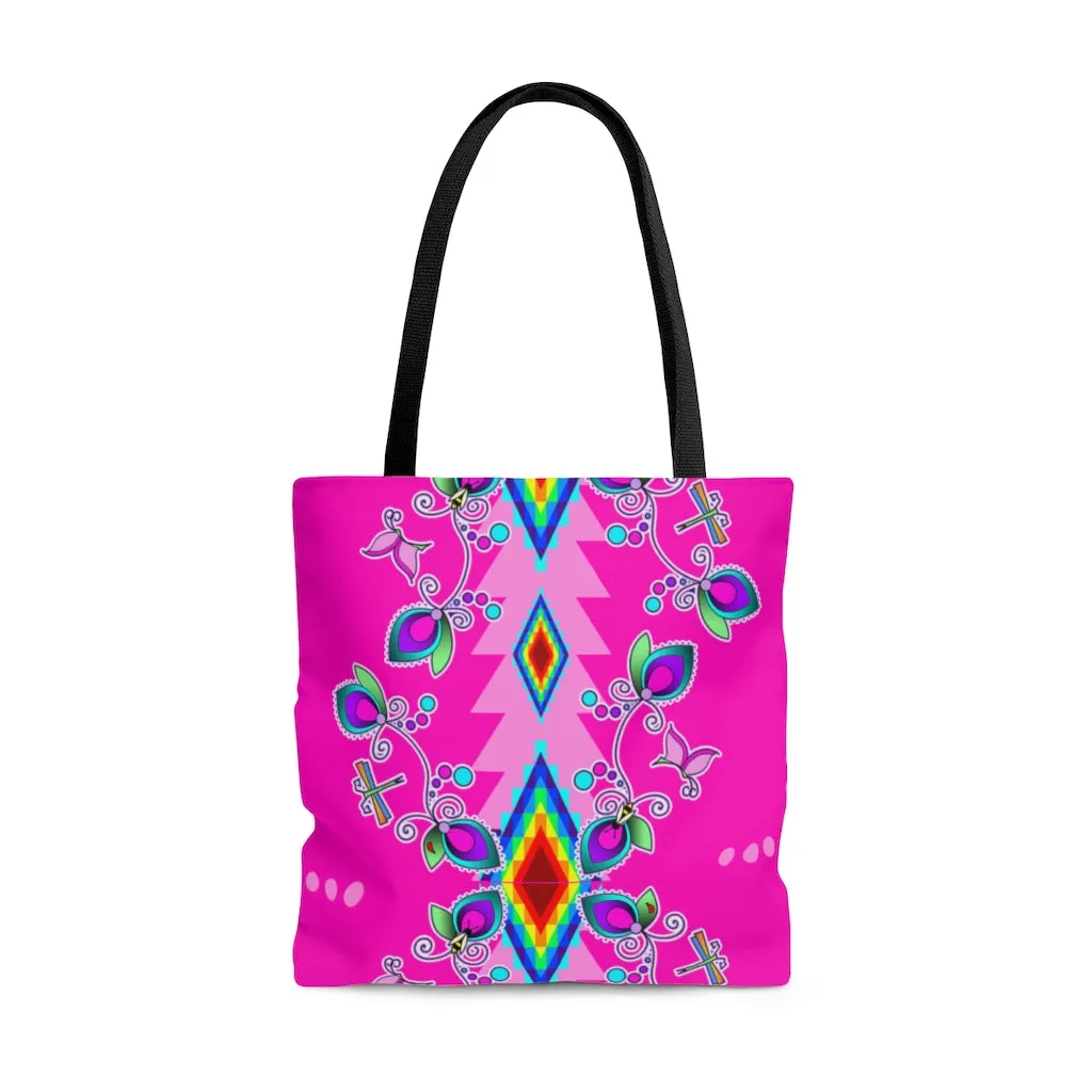 Floral Pink Tote