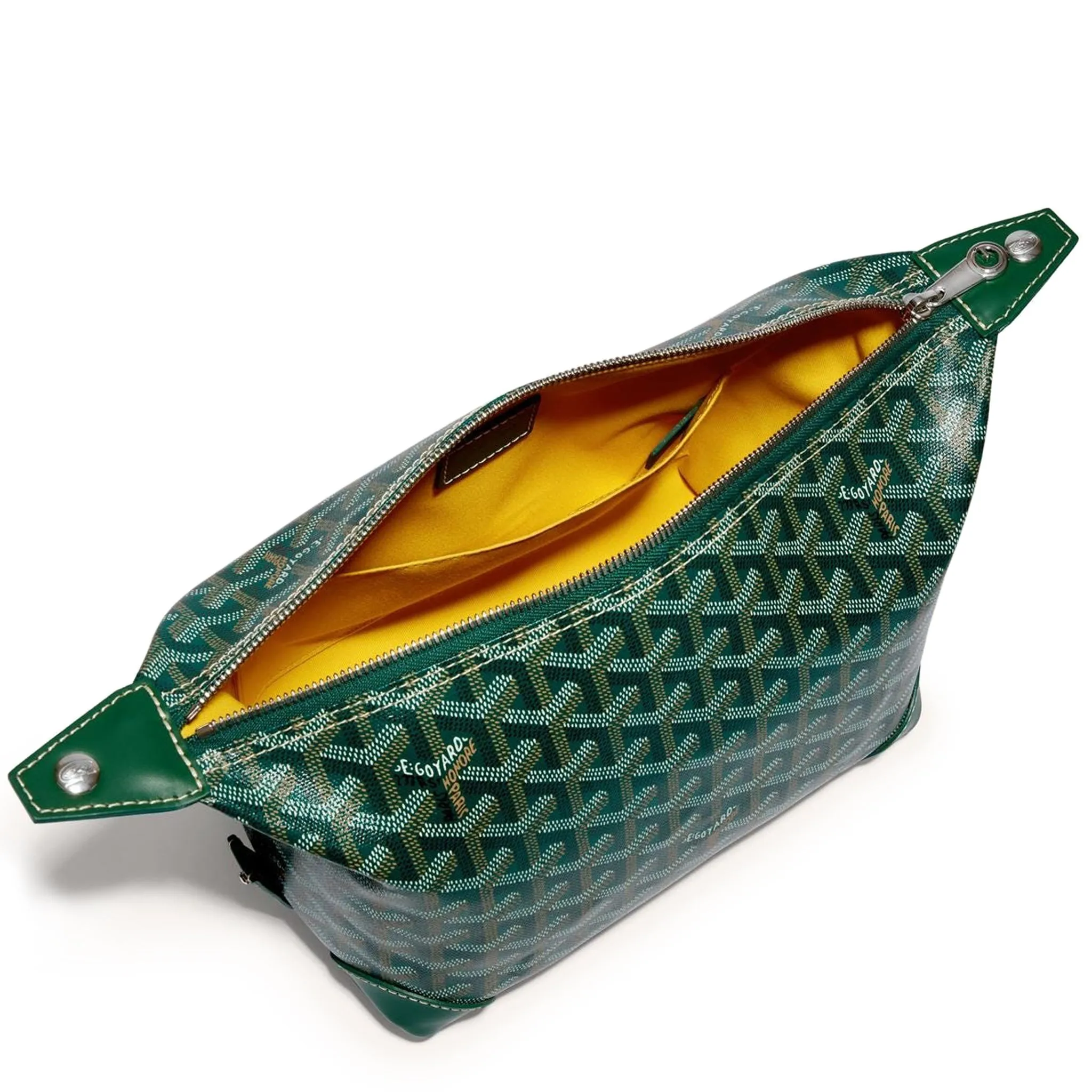 Goyard Bowling 25 Green Toiletry Bag