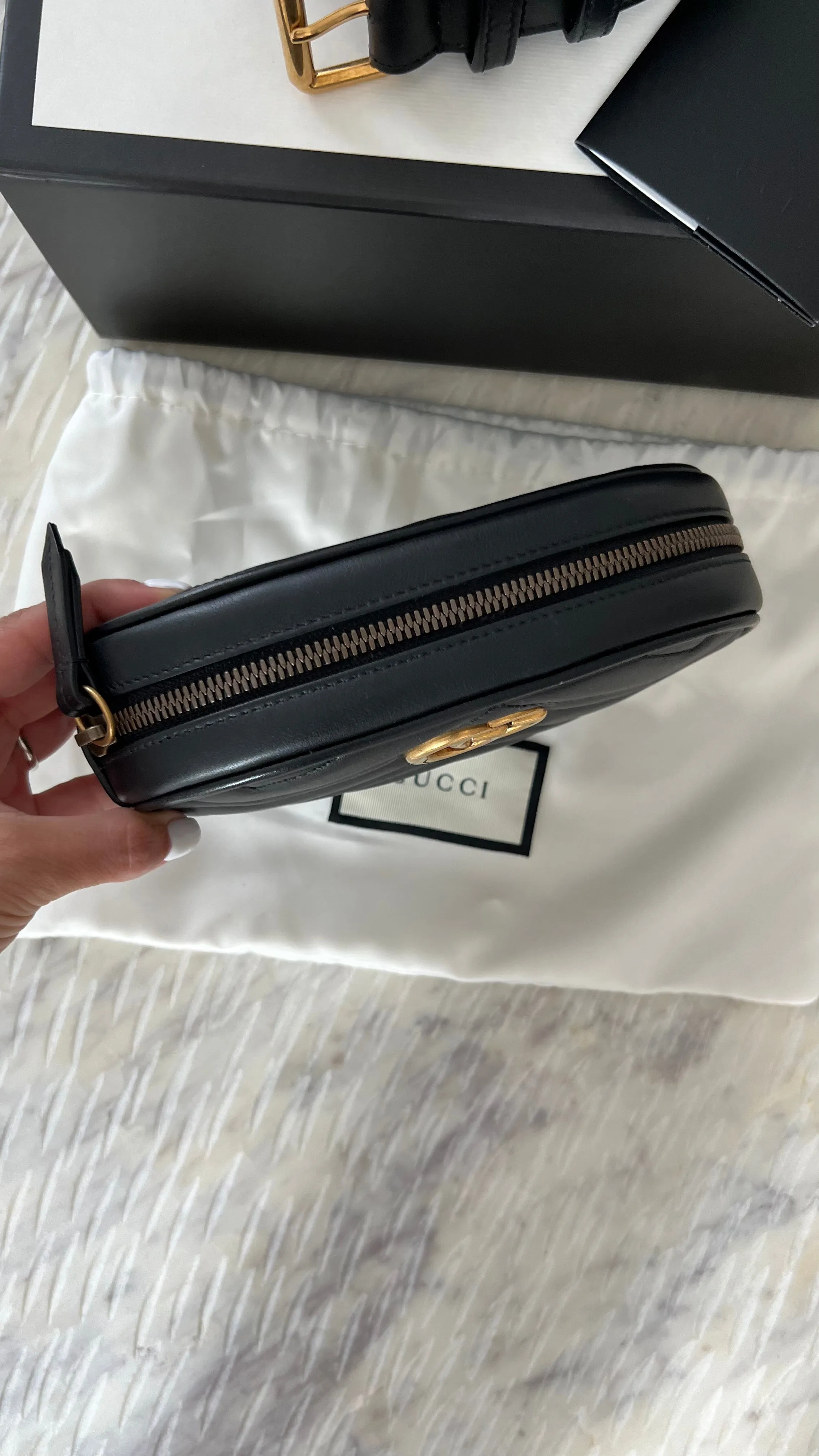 GUCCI GG Marmont Belt Bag