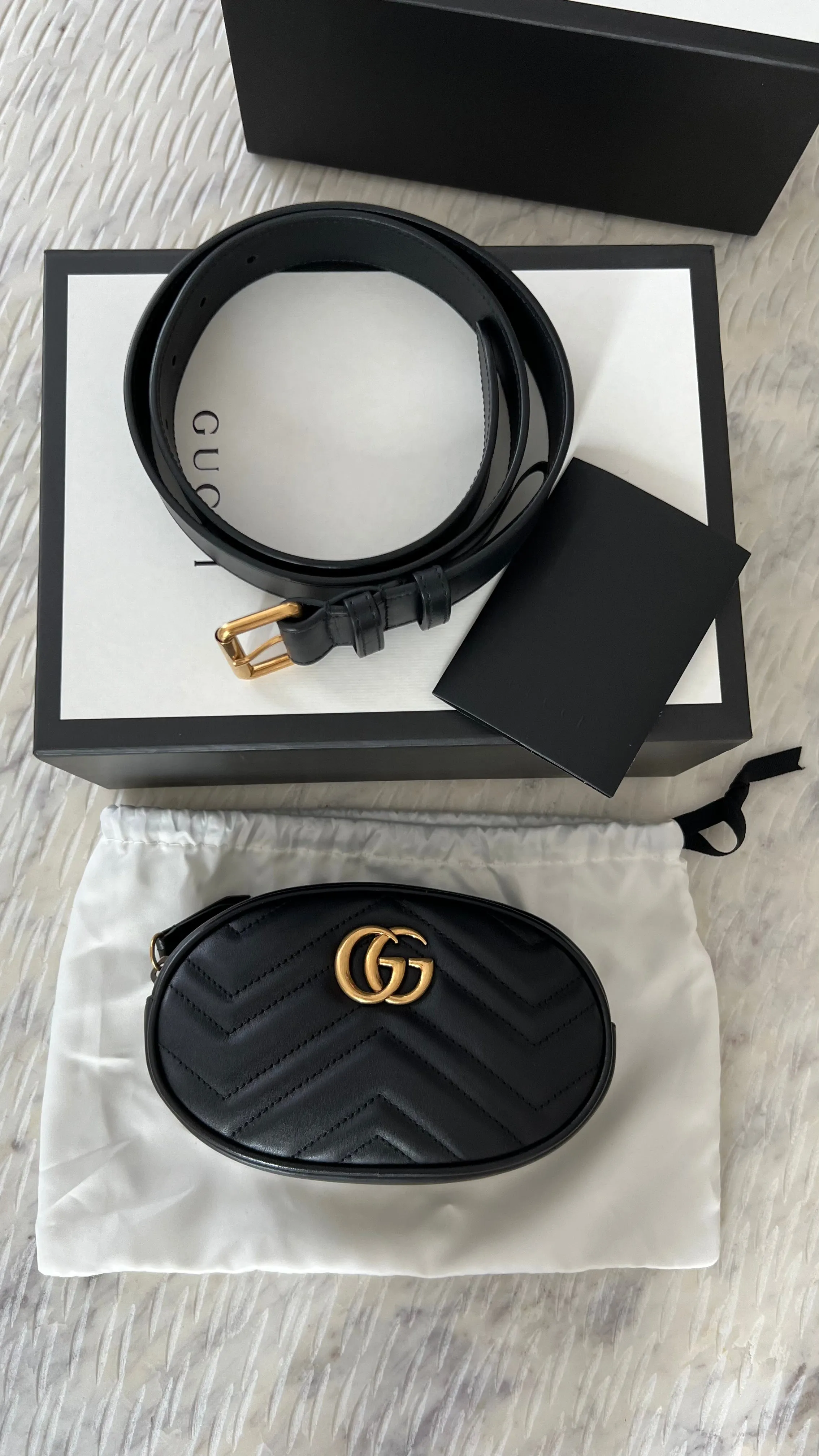 GUCCI GG Marmont Belt Bag