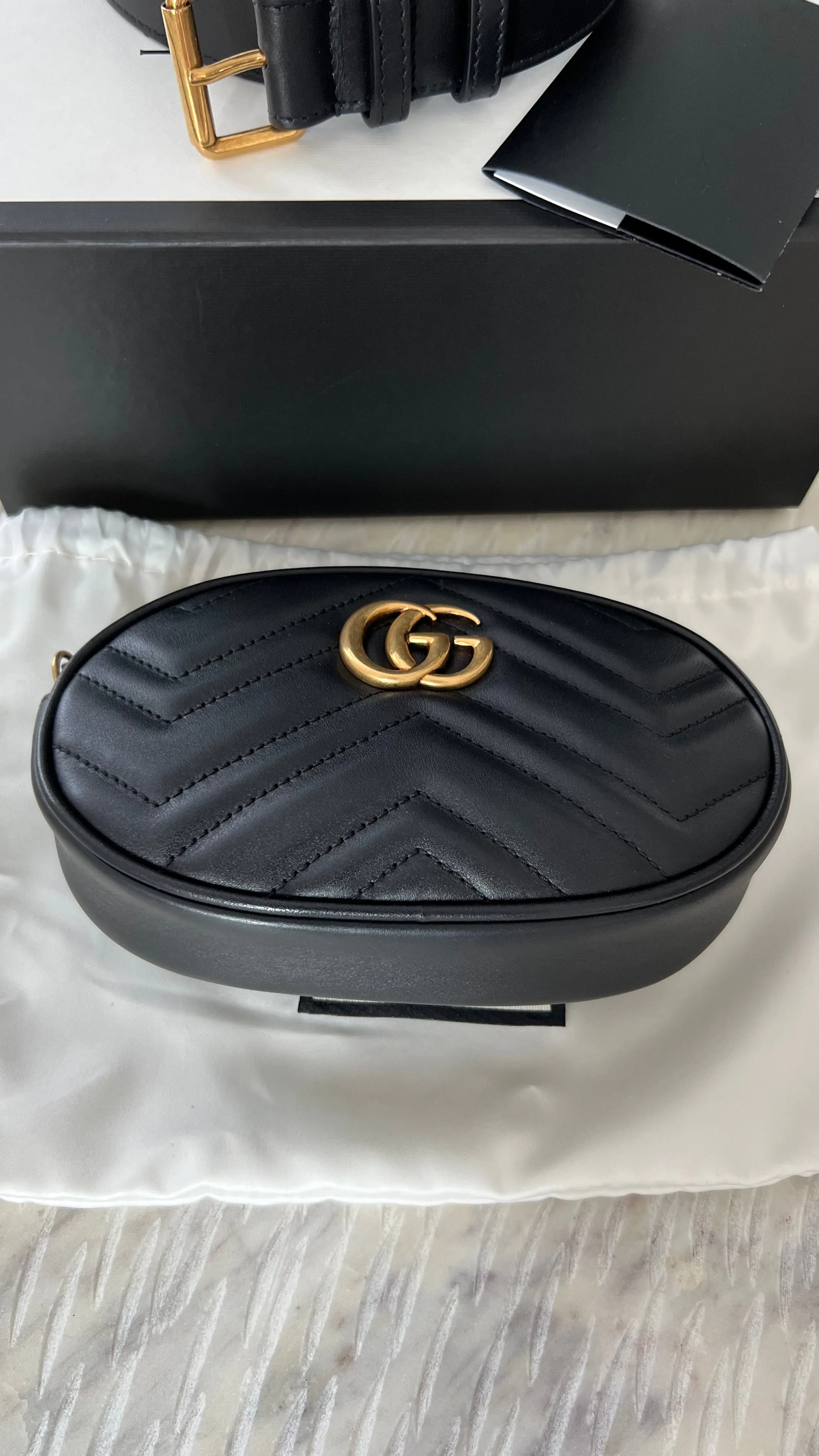 GUCCI GG Marmont Belt Bag