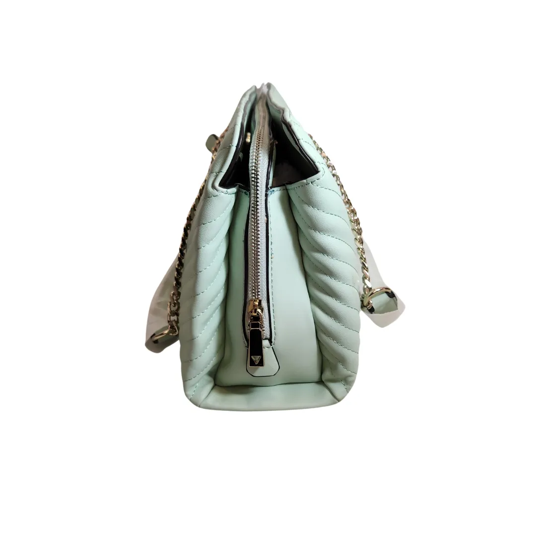 Guess Mint Green Quilted Shoulder Bag | Brand New |