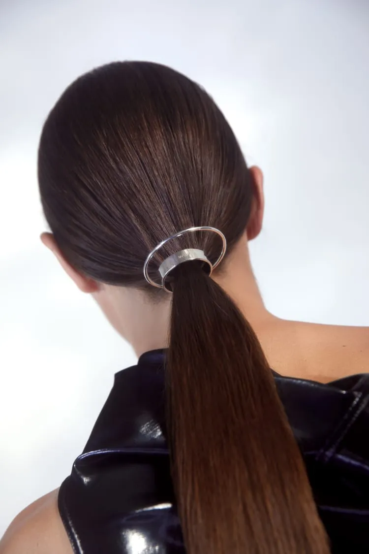 Hair-cuff in silver