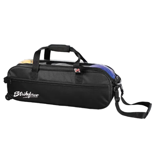 KR Strikeforce Eliminator Black Slim Triple Tote Bowling Bag