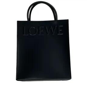 Loewe Brand New £1650 Black Standard A4 Leather Tote Bag