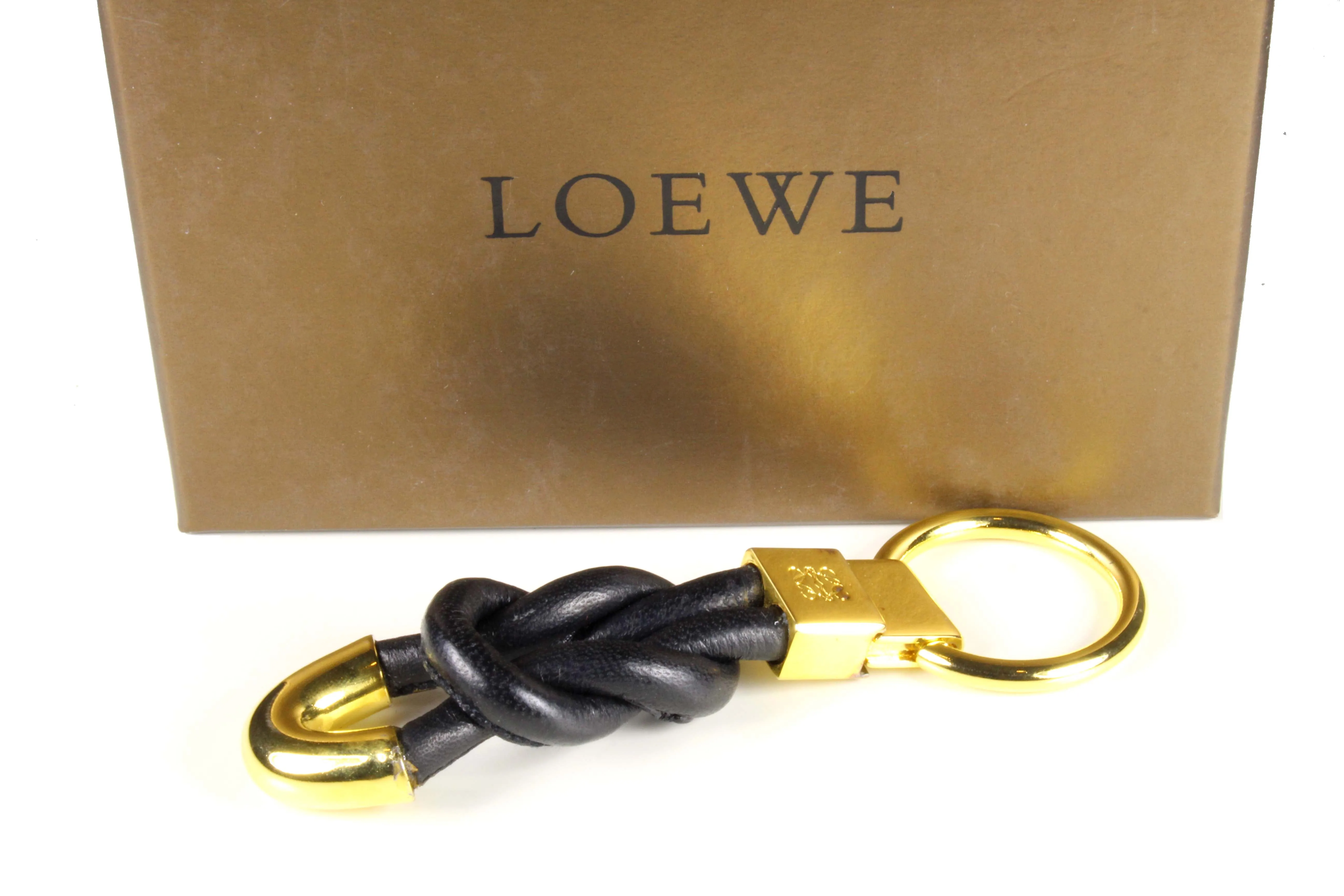 LOEWE sailor knot leather key-ring