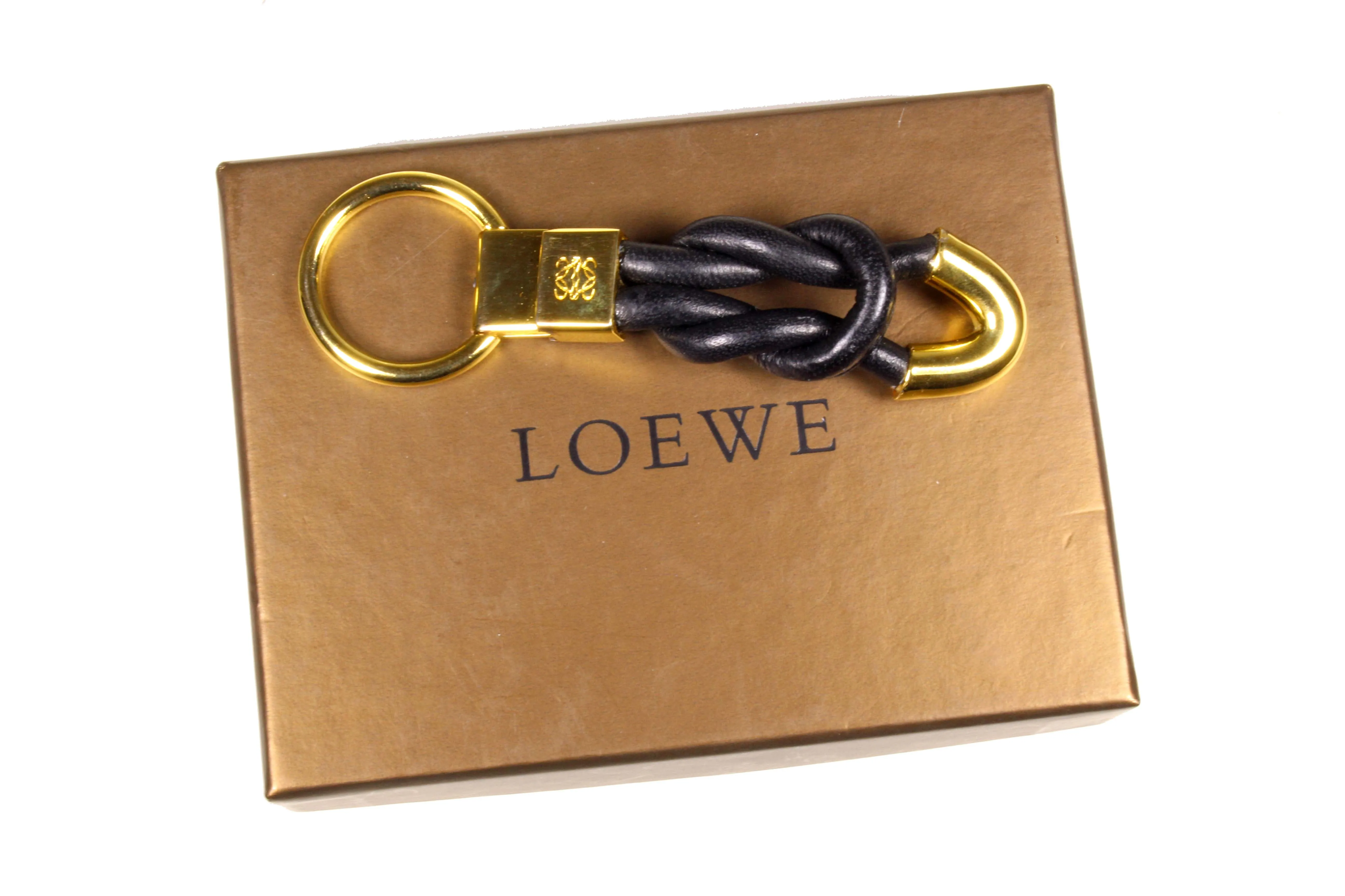 LOEWE sailor knot leather key-ring