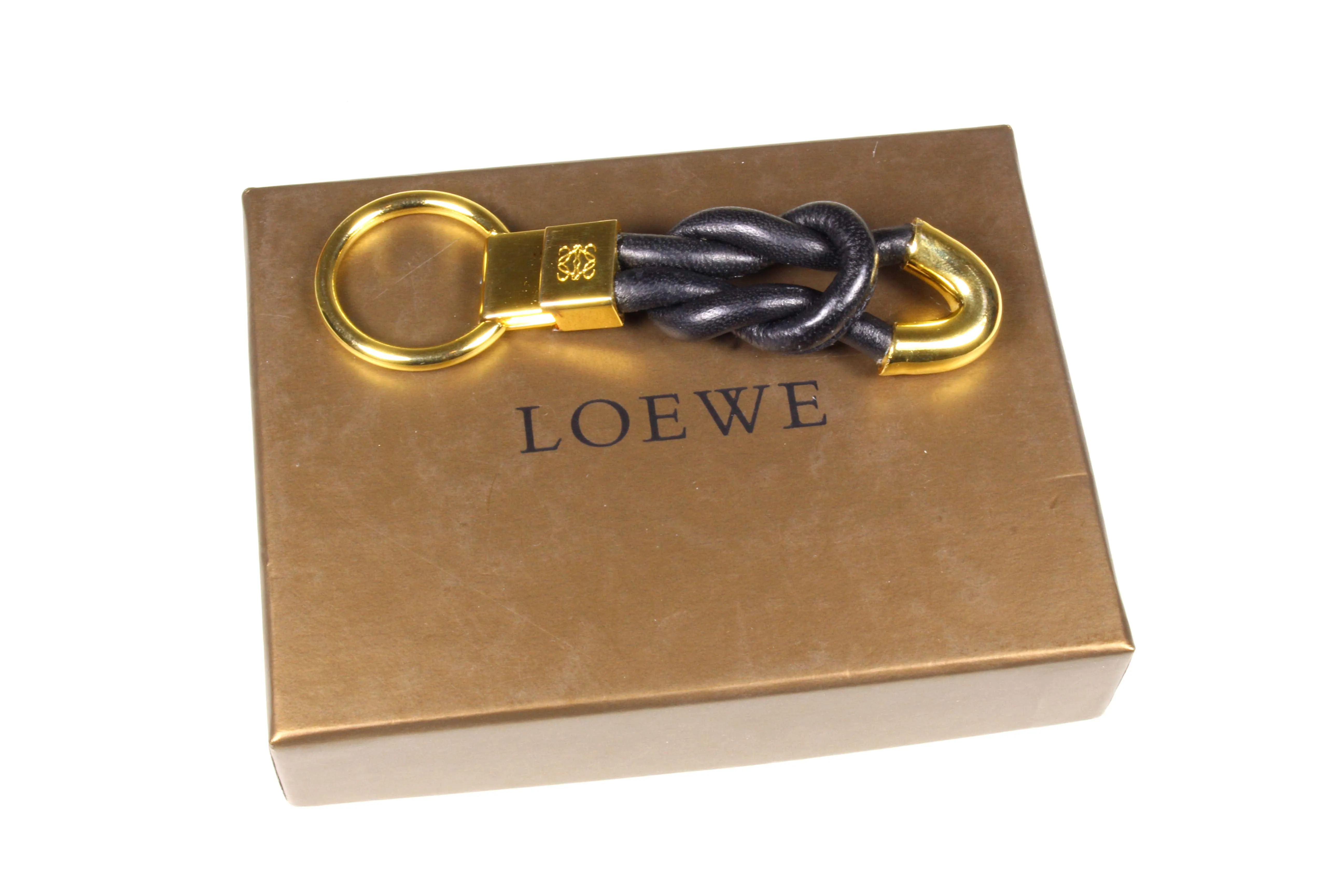 LOEWE sailor knot leather key-ring