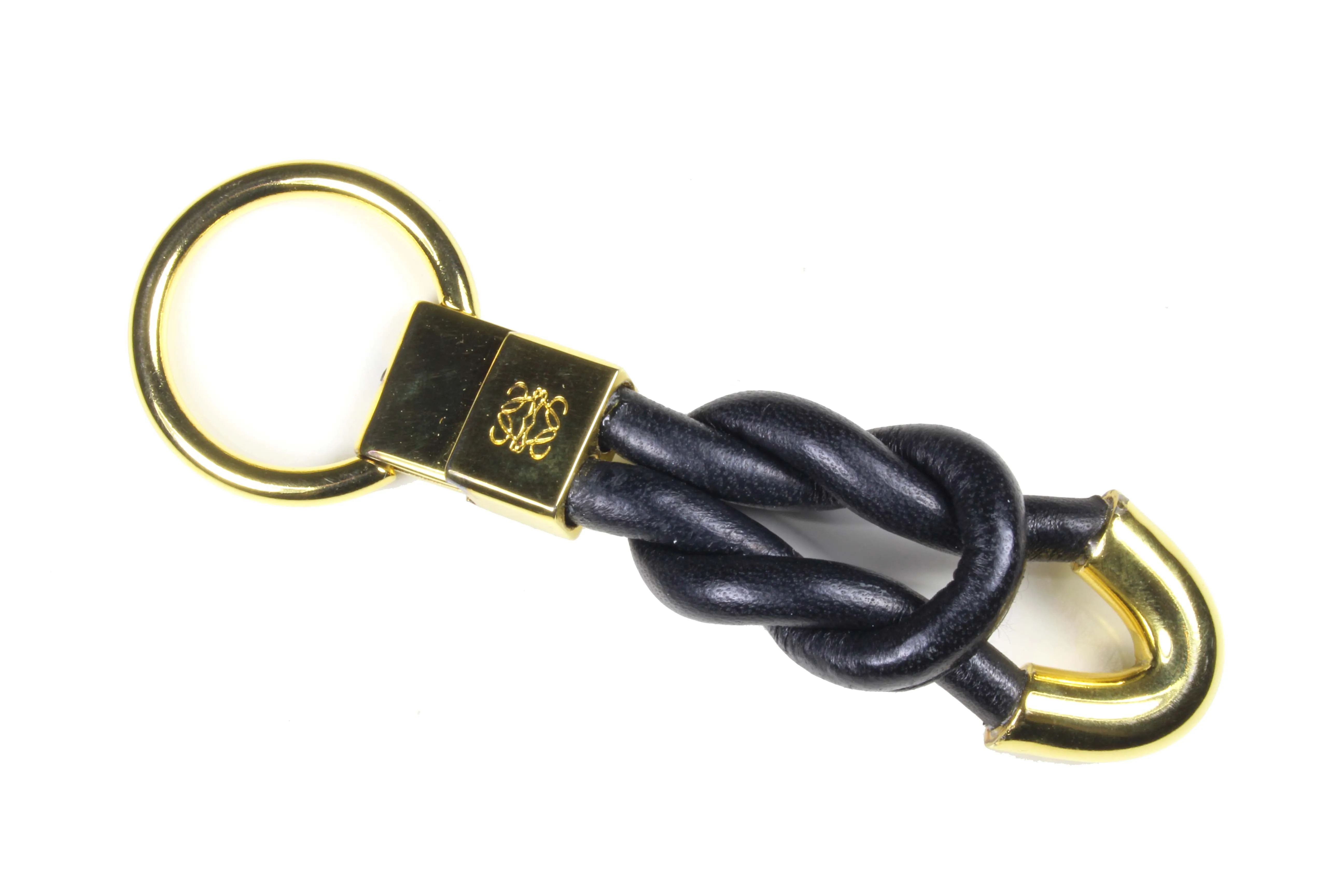 LOEWE sailor knot leather key-ring