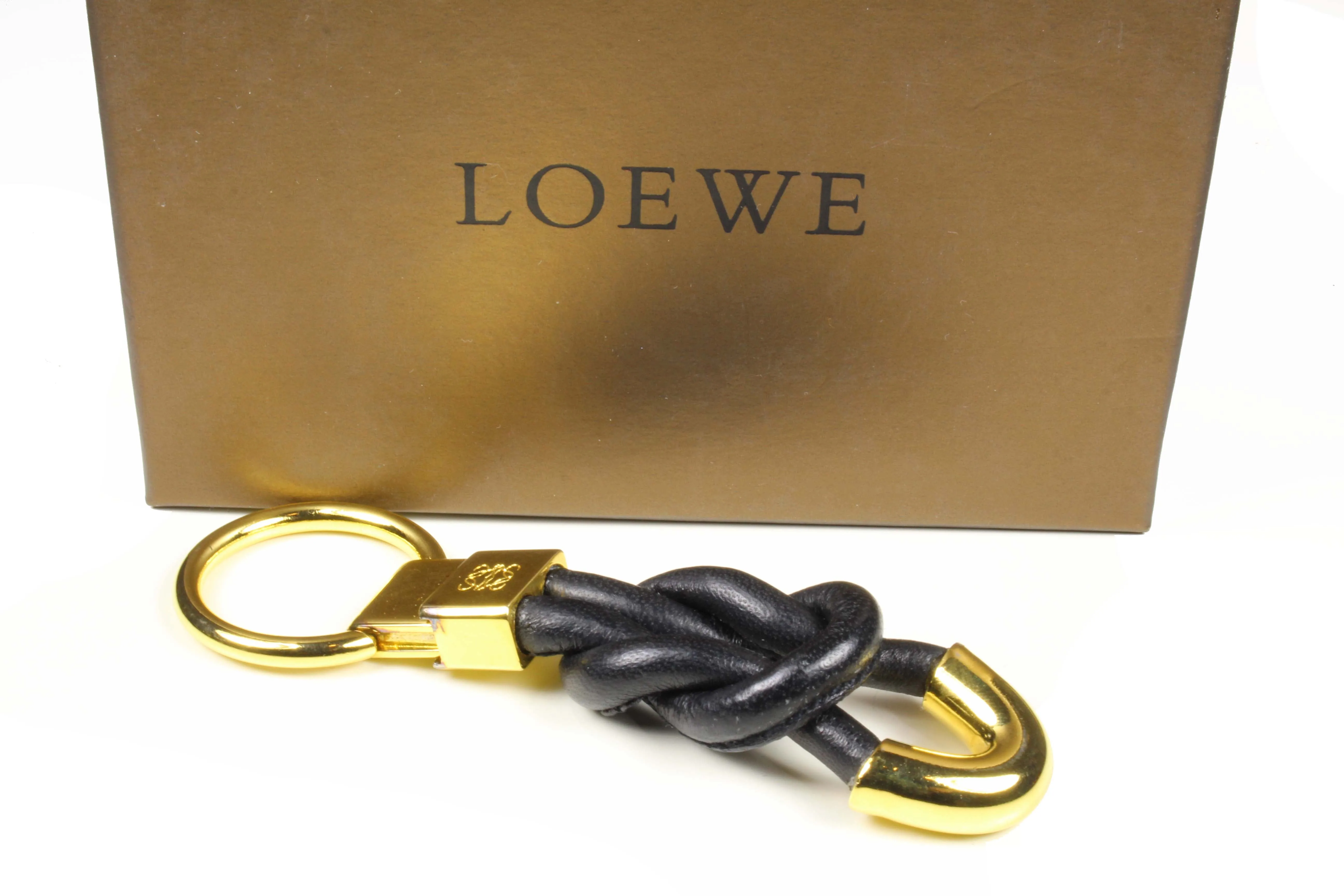 LOEWE sailor knot leather key-ring