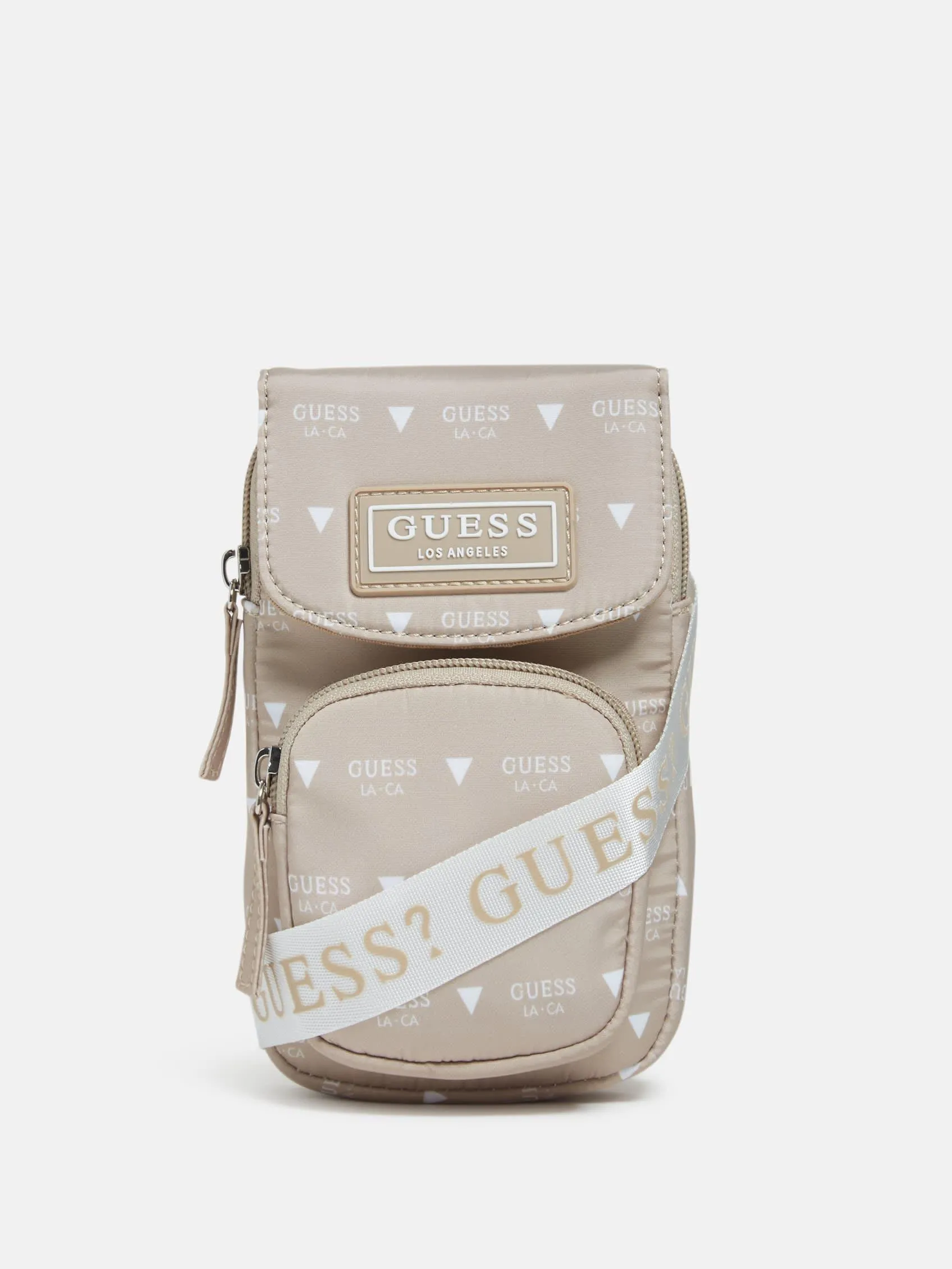 Logo Nylon Phone Crossbody