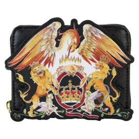 Loungefly Queen Logo Crest Zip-Around Wallet