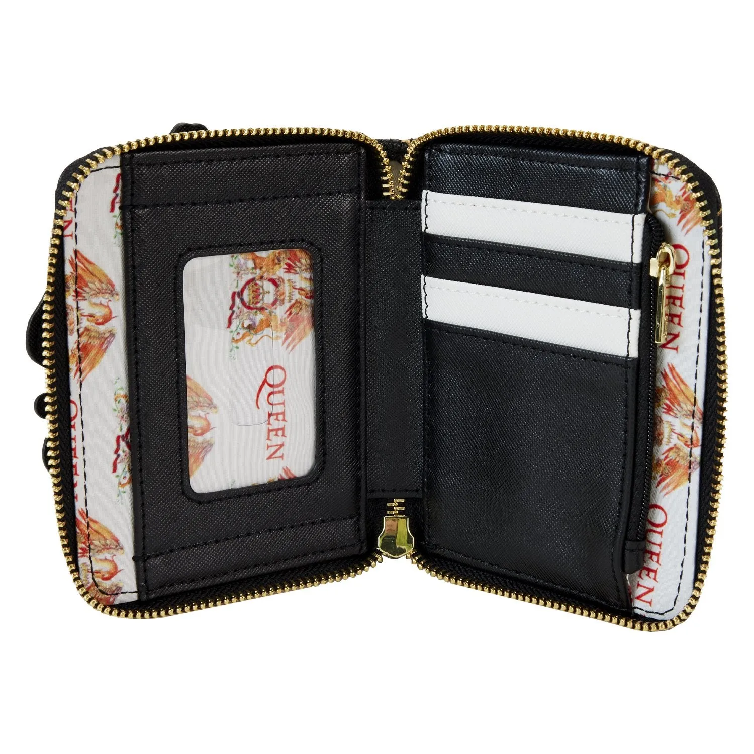 Loungefly Queen Logo Crest Zip-Around Wallet