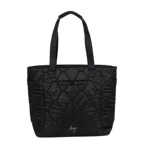 LUG Two-Step Tote Bag in Black