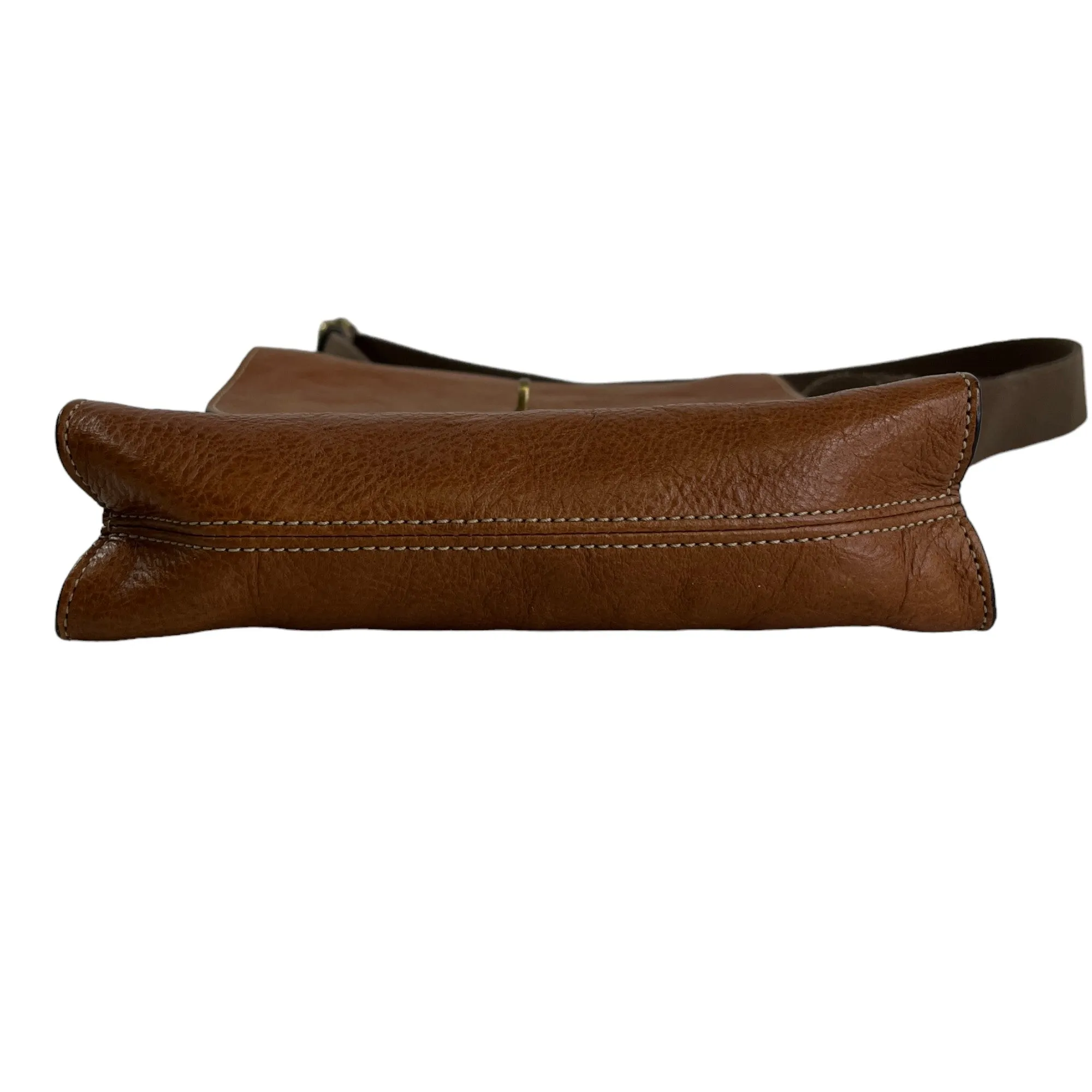 Men's Antony Grained Messenger Bag Brown