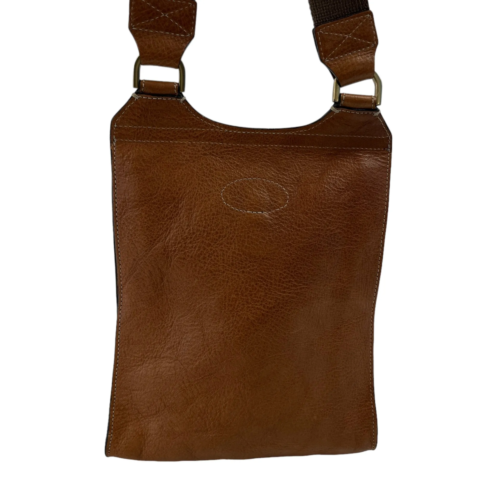 Men's Antony Grained Messenger Bag Brown