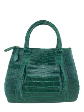 Nancy Gonzalez Double-Zip Crocodile Tote Bag