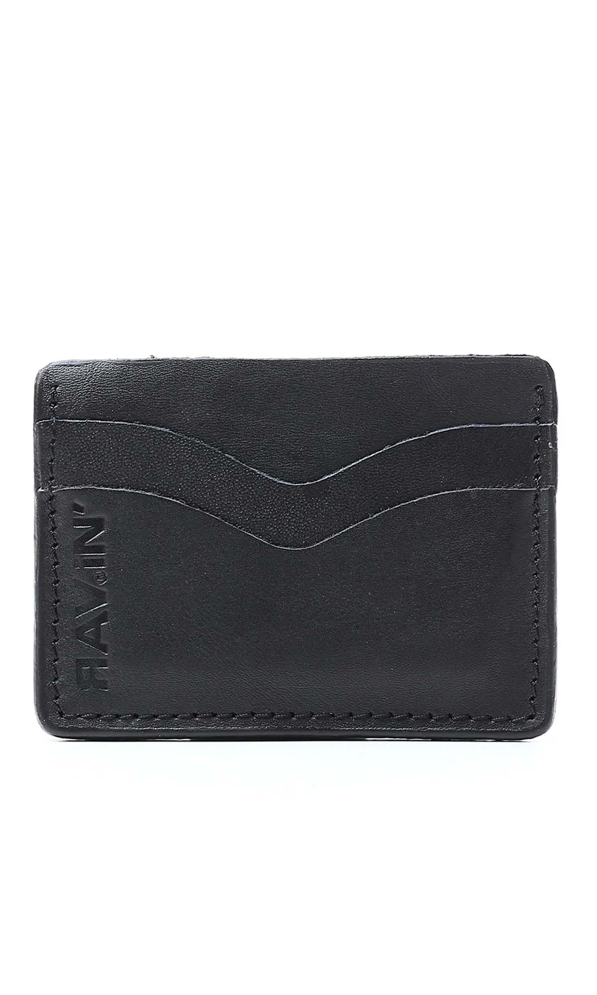 O174846 Black Elegant Leather Cards Holder