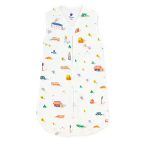 Organic Muslin Baby Sleeping Bag -House