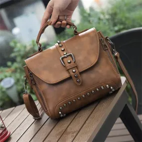 Pinned Leather Handbags