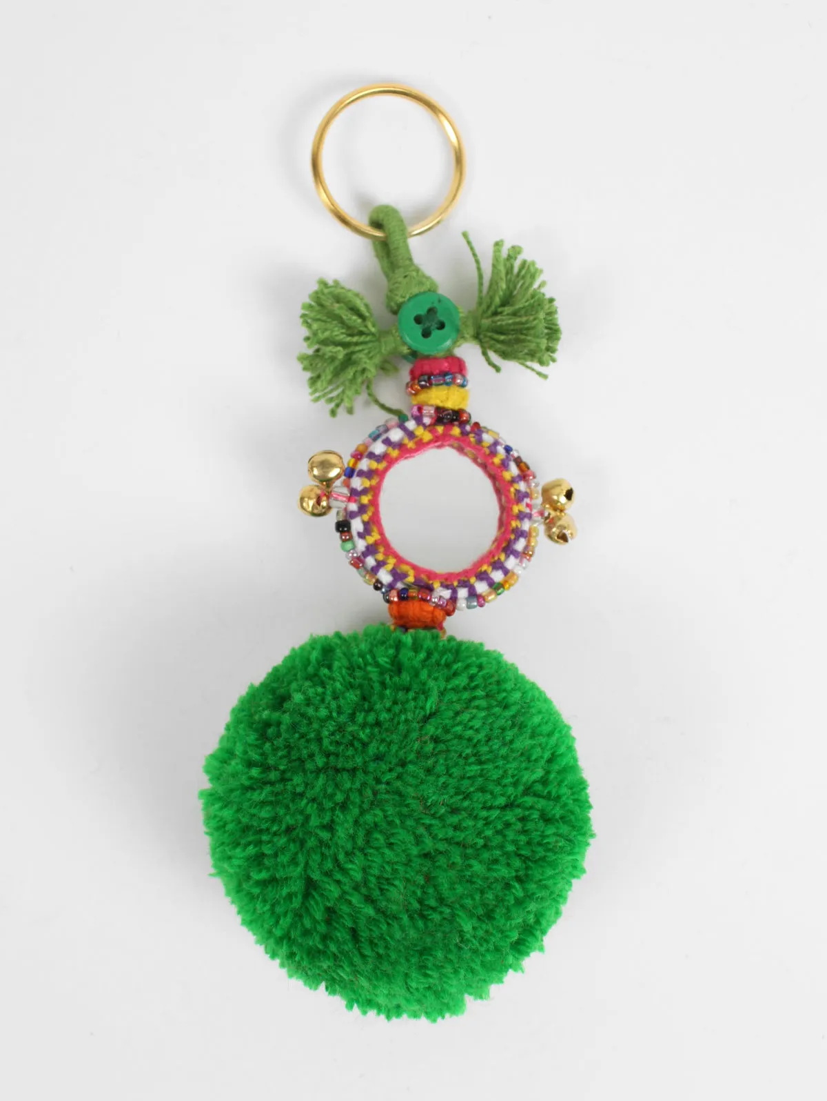 Pom Pom Mirror Keyrings