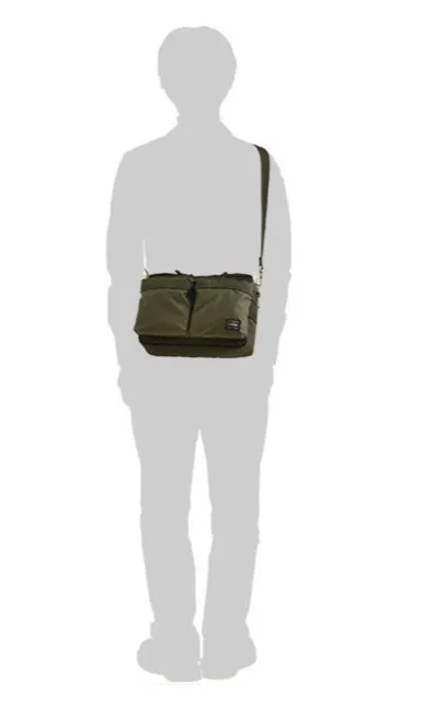 Porter Yoshida FORCE Shoulder Bag (S) Olive Drab