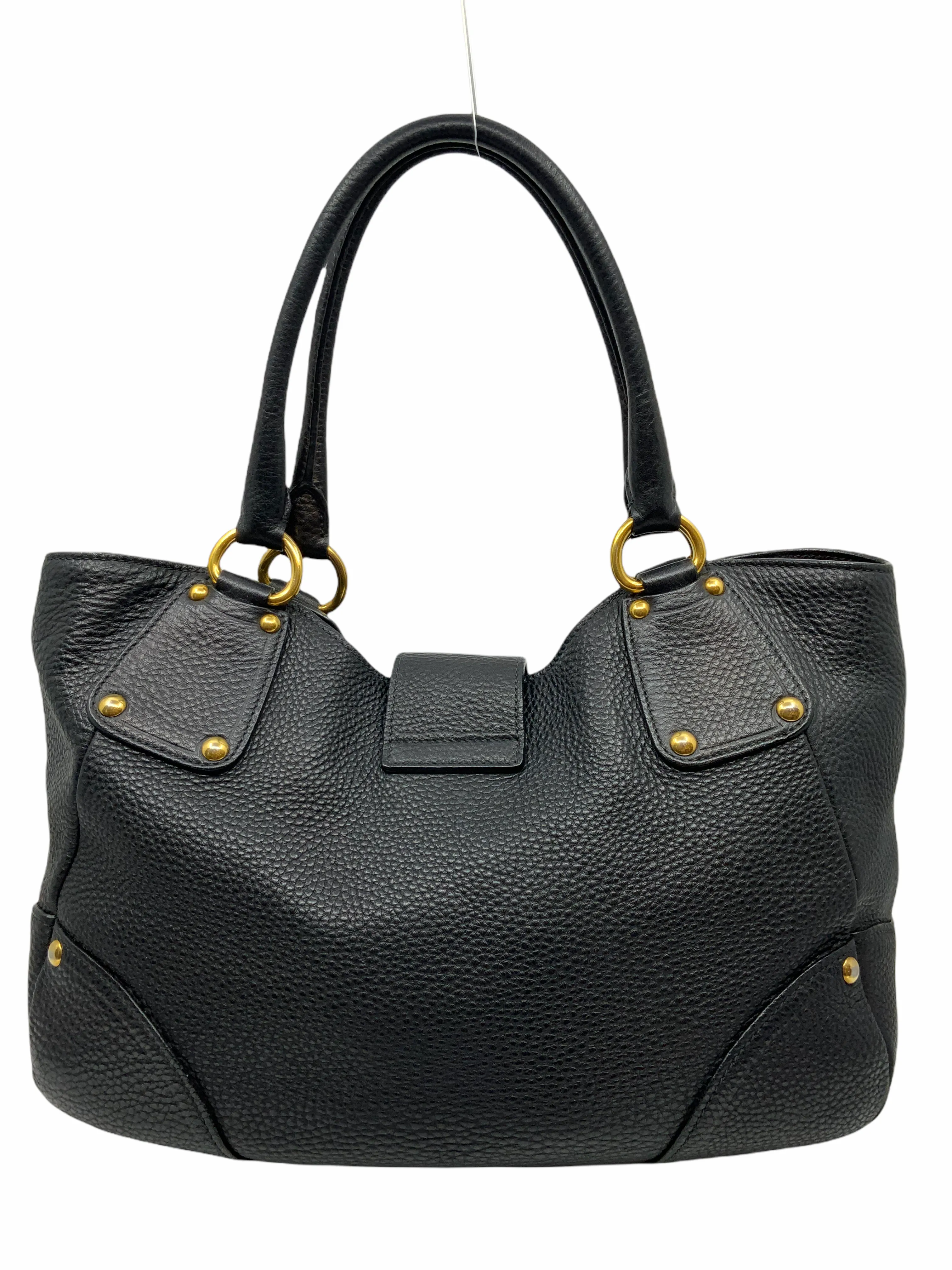 Prada Vitello Daino Top Handle Tote Bag